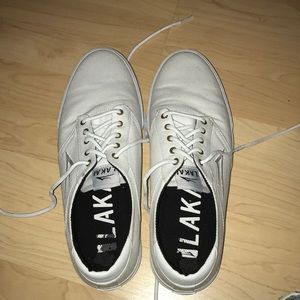 LAKAI white shoes